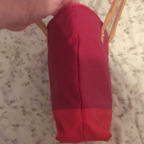 Tory Burch Jaden Canvas Leather Handle Tote - Picture 3 of 13